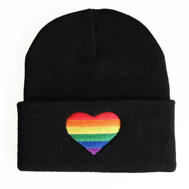Rainbow Mens&Womens Warm & Stylish Knit Cuff Beanie 